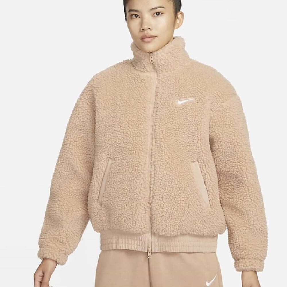 

Куртка Nike W SWSH PLSH JKT, бежевый
