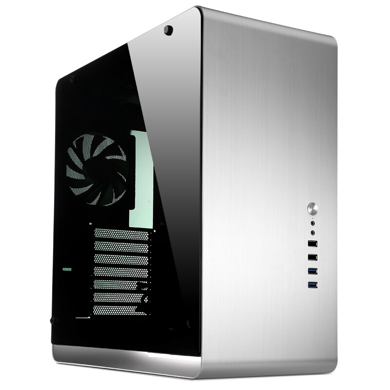 

Корпус JONSBO UMX4, Mid Tower, серебристый/черный