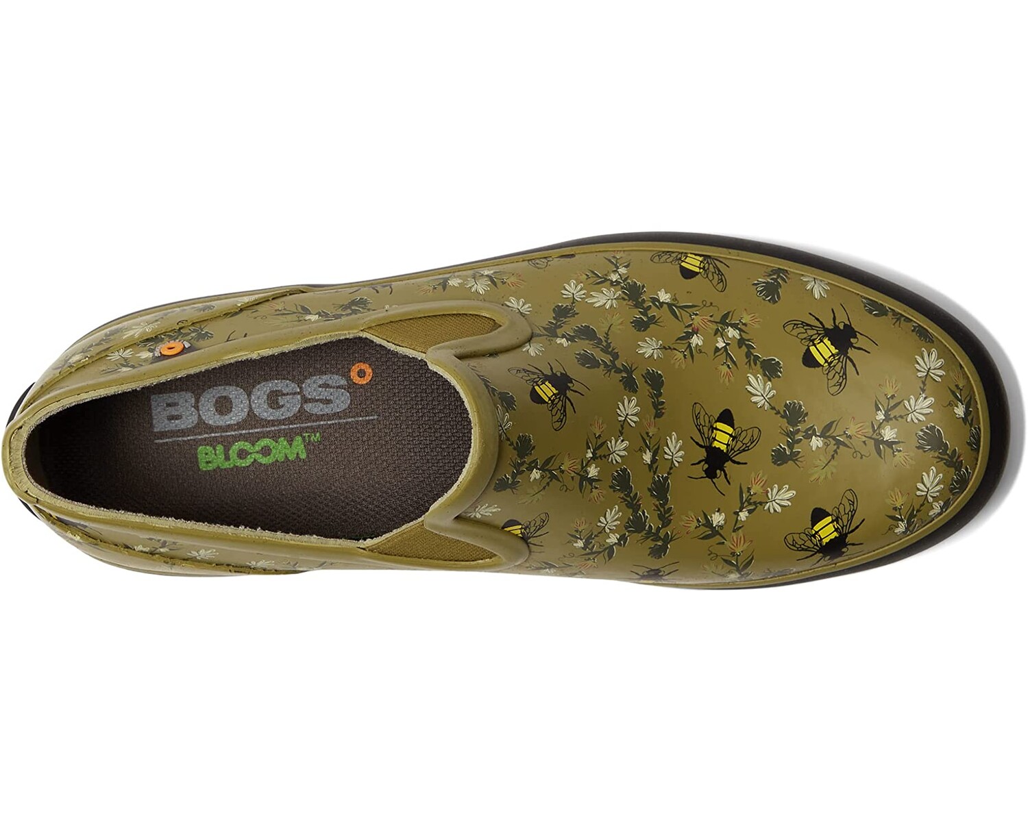 

Ботинки Patch Slip-On - Bees Bogs, оливковый, Зеленый