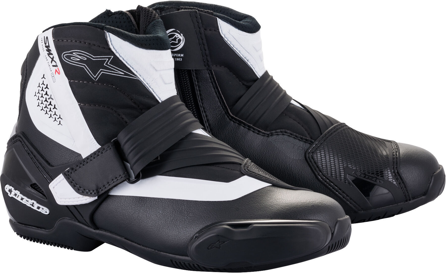 

Мотоциклетные ботинки Alpinestars SM-1 R V2, черный/белый