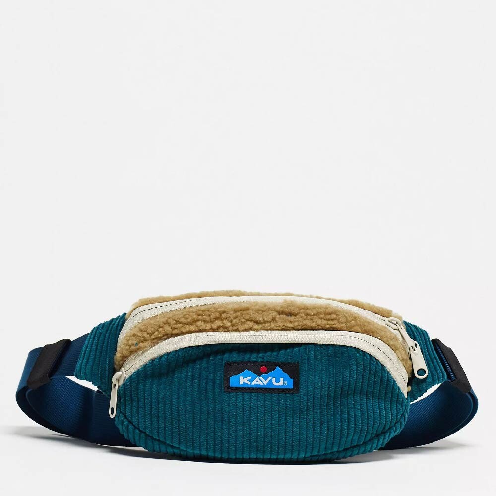 

Поясная сумка Kavu Snuggy Spectator Borg, бирюзовый/коричневый