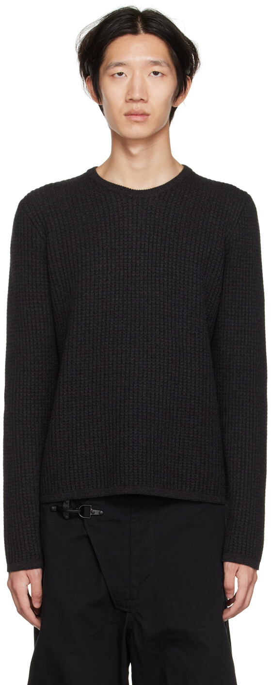 

Серый свитер с круглым вырезом Engineered Garments