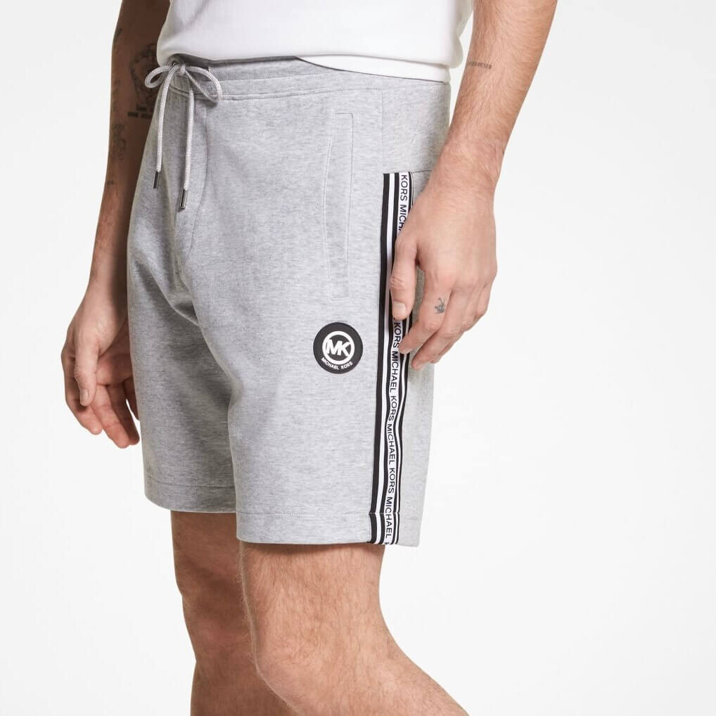 

Шорты Michael Kors Logo Tape Cotton Blend, свтело-серый
