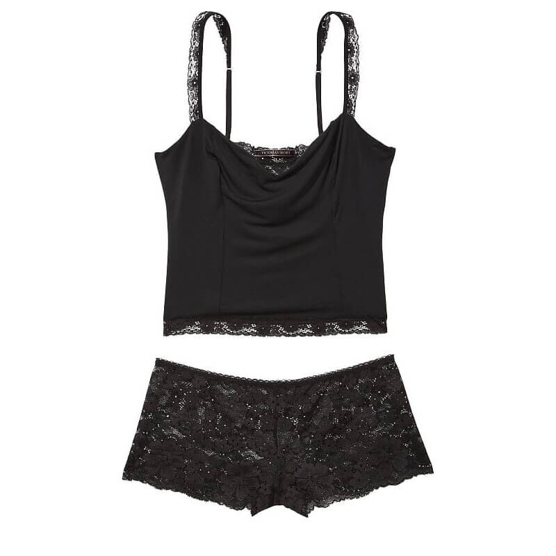 

Комплект белья Victoria's Secret, 2 предмета, черный