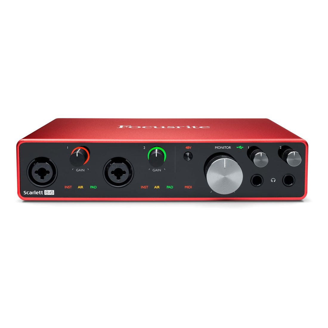Аудиоинтерфейс Focusrite Scarlett 8I6 третьего поколения цена и фото