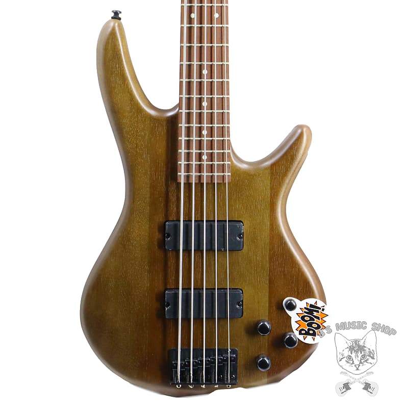 Ibanez GIO GSR205B 5-струнная электрическая бас-гитара, ореховая плоская GSR205BWNF GIO SR 5str Electric Bass - Walnut Flat