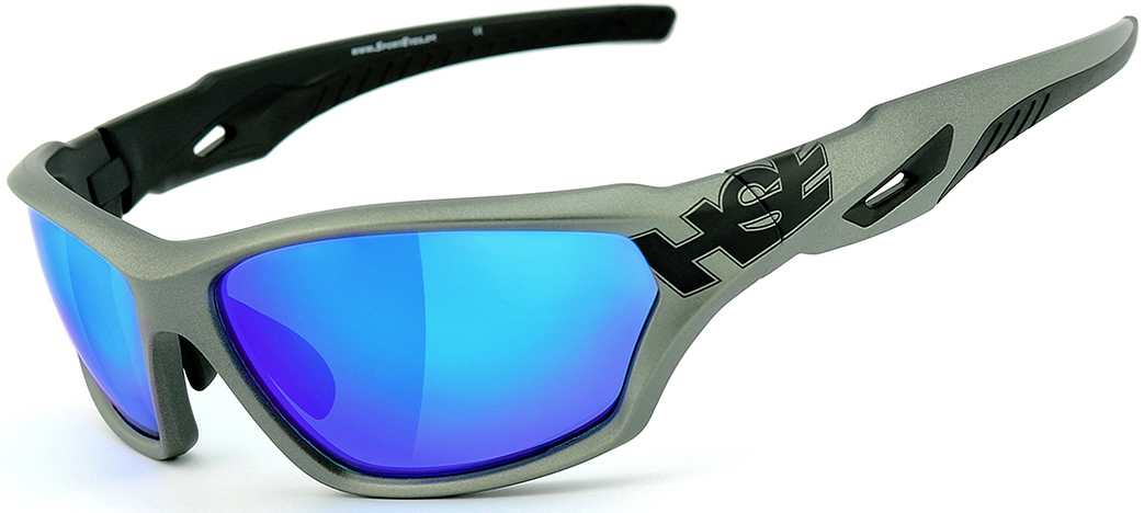 Очки HSE SportEyes 2093 солнцезащитные, серый/бирюзовый однотонные солнцезащитные очки sting серый