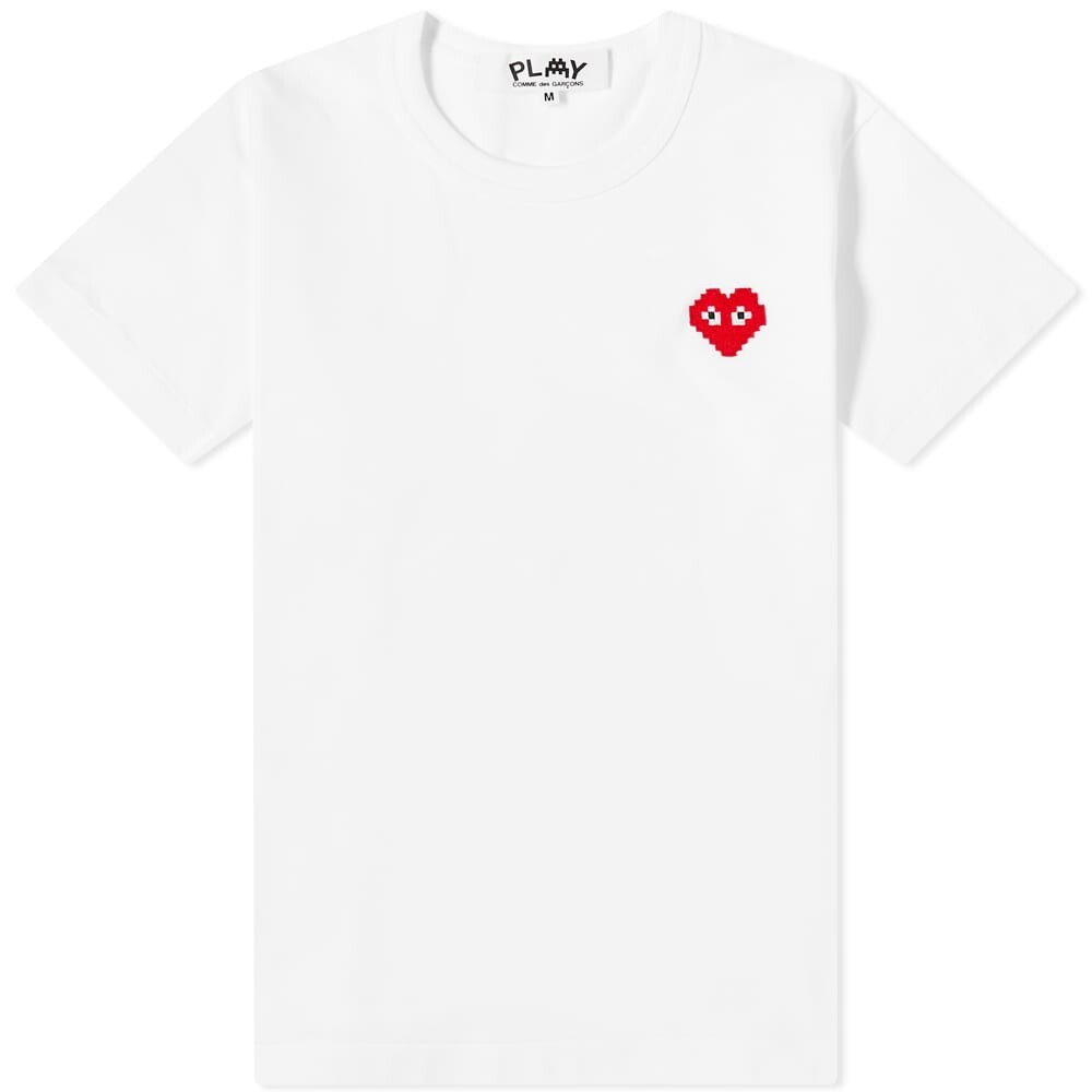 

Футболка Comme des Garçons Play Invader Heart Tee, Коричневый, Футболка Comme des Garçons Play Invader Heart Tee