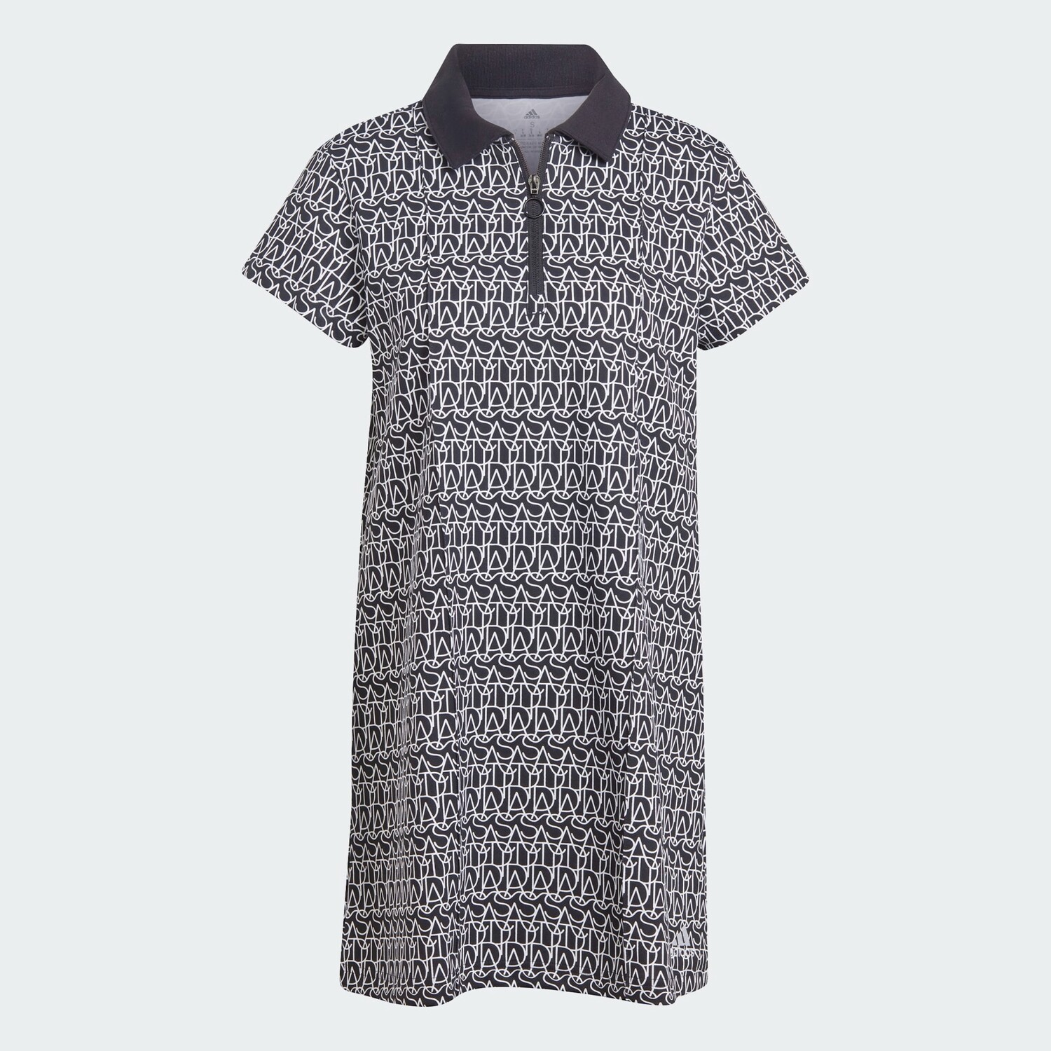 

Платье Adidas Allover Graphic Polo, черный/белый