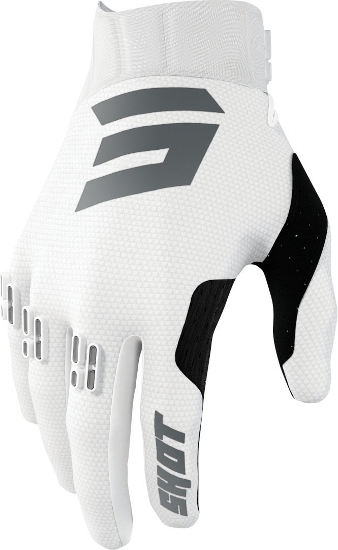 перчатки shot lite с логотипом белый черный Перчатки Shot Aerolite Prime с логотипом, белый/черный