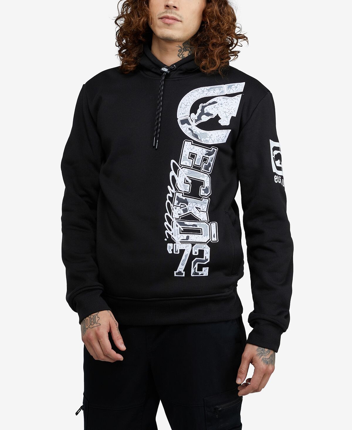 

Мужская толстовка с капюшоном drift mark Ecko Unltd, черный
