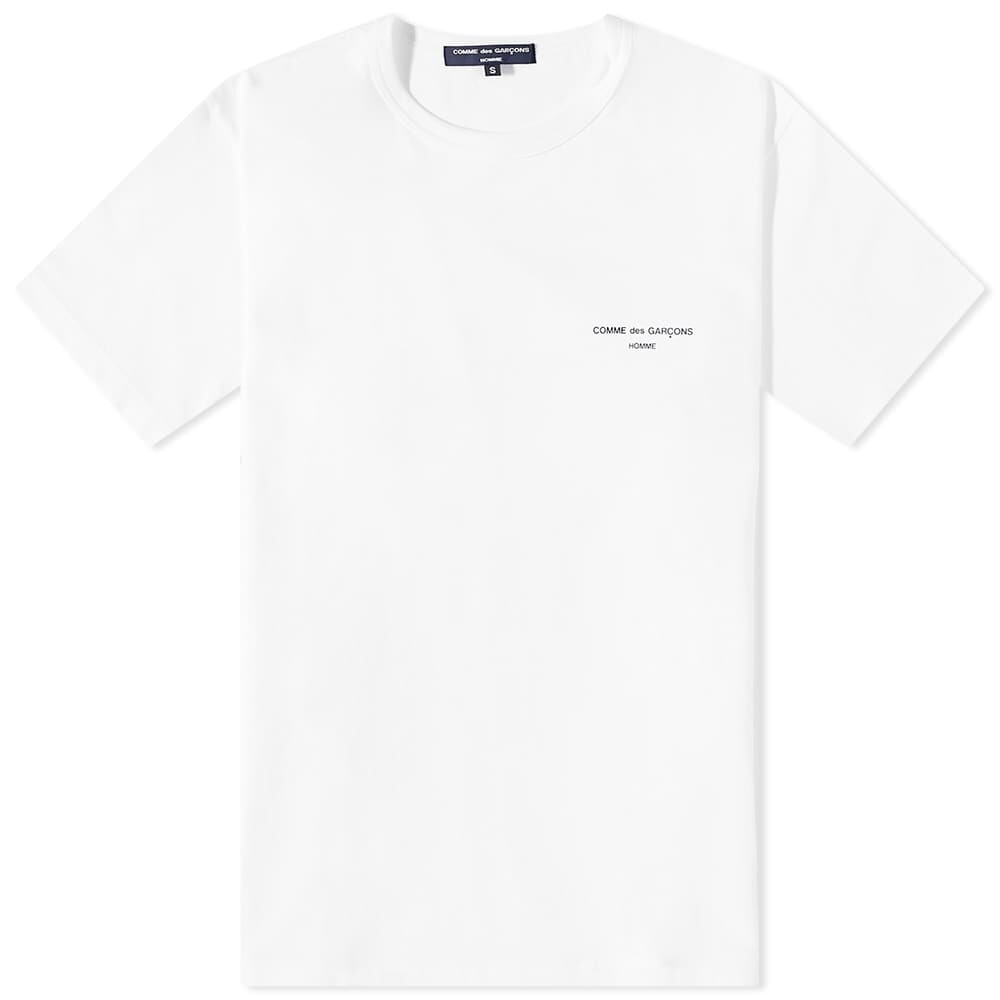 

Футболка Comme des Garçons Homme Logo Tee, Белый