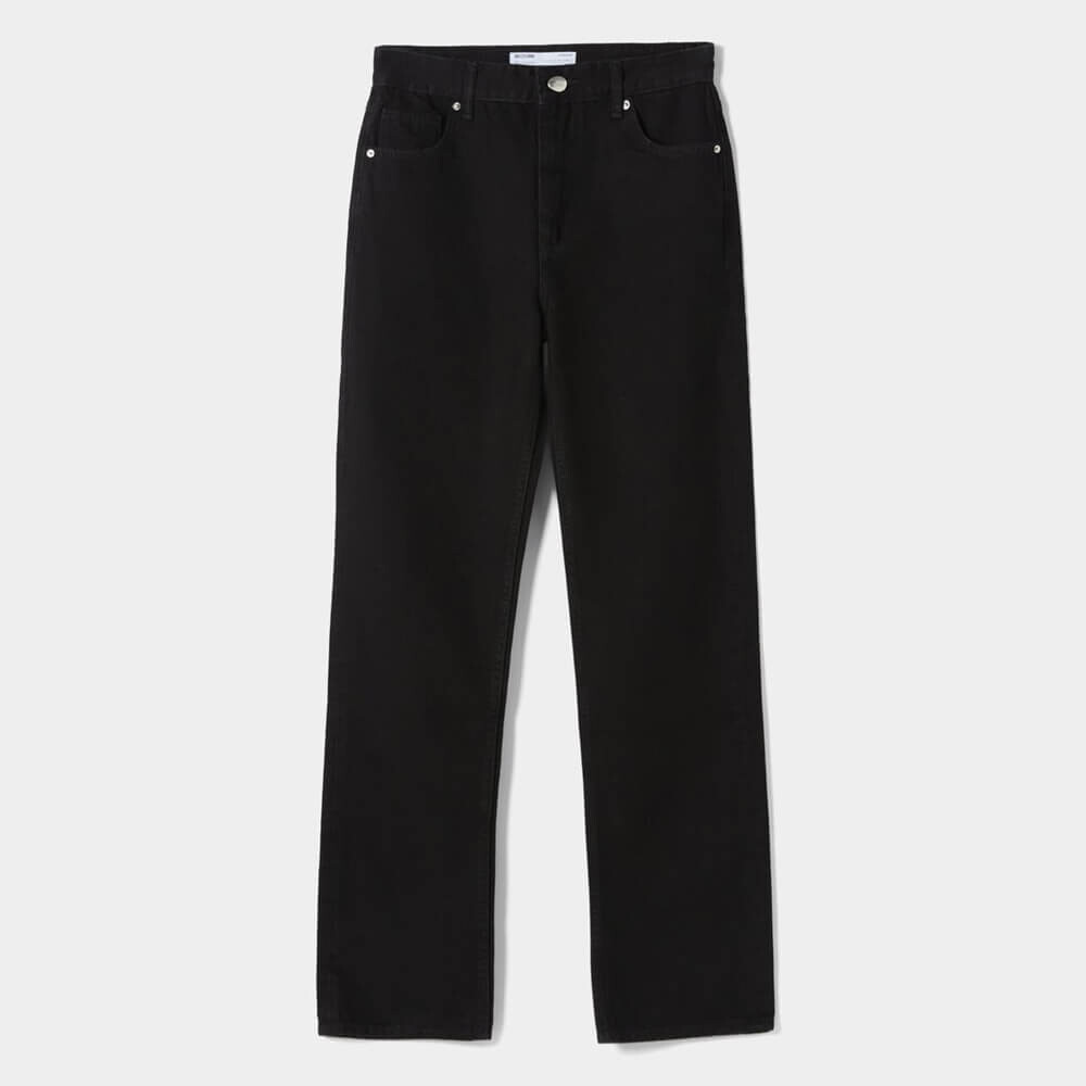 

Джинсы Bershka Straight-fit, черный