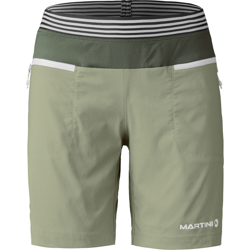 Женские прямые шорты Alpmate Martini Sportswear, зеленый