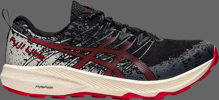 

Кроссовки fuji lite 2 'black electric red' Asics, черный