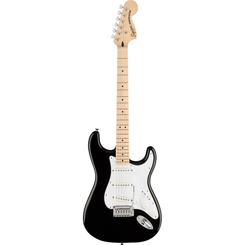 Электрогитара Squier Affinity Series Stratocaster, кленовый гриф, черный