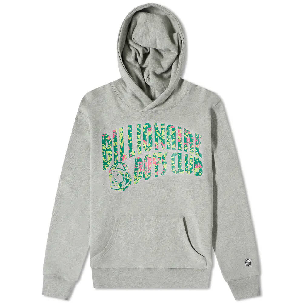 

Толстовка Billionaire Boys Club Jungle Camo Arch Logo Popover Hoody, Серый