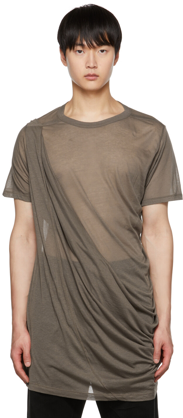 

Серая футболка Anthem Rick Owens