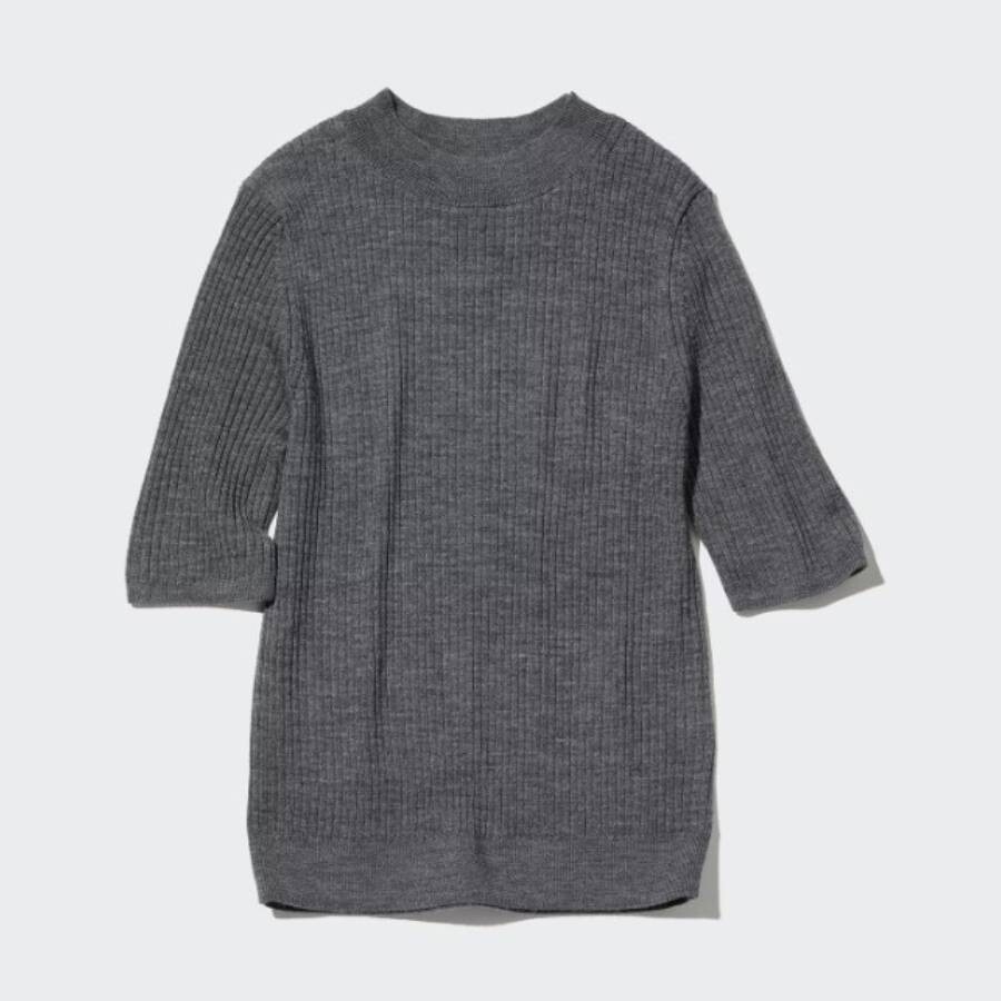 

Джемпер Uniqlo Extra Fine Merino, серый
