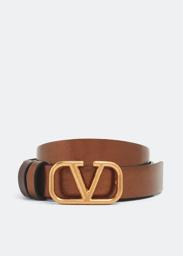 Ремень VALENTINO GARAVANI VLogo Signature reversible belt, металлик резиновый ремень грм gt2 с замкнутой петлей 976 962 972 980 986 мм 2 гт ширина ремня 6 10 15 мм подходящий шкив gt2 для 3d принтера детали