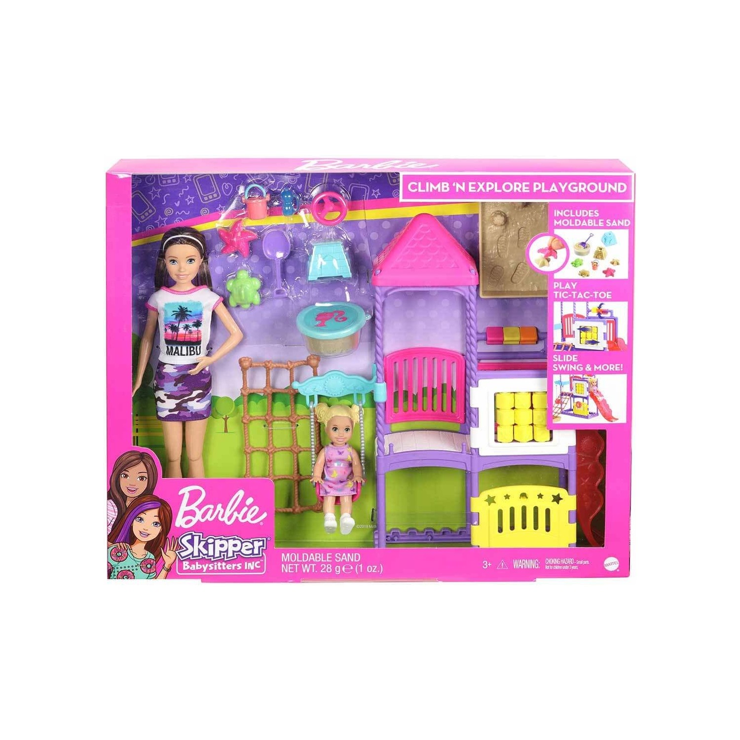 набор юнгианская песочница сенд плей Игровой набор Barbie Skipper Babysitters