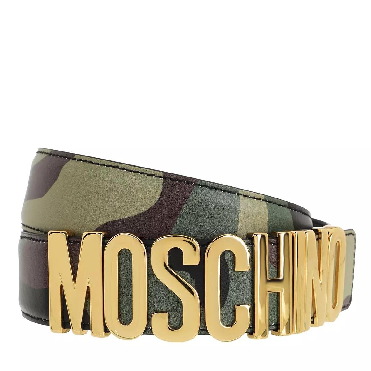 

Ремень фантазия вариант unica Moschino, зеленый