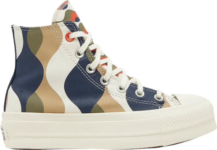 

Кроссовки Converse Wmns Chuck Taylor All Star Lift Platform High Twisted Classics - Obsidian Utility, синий