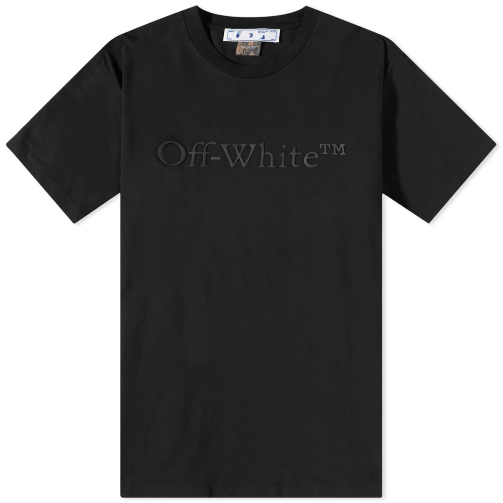 

Off-White Узкая футболка Bookish Laund, черный