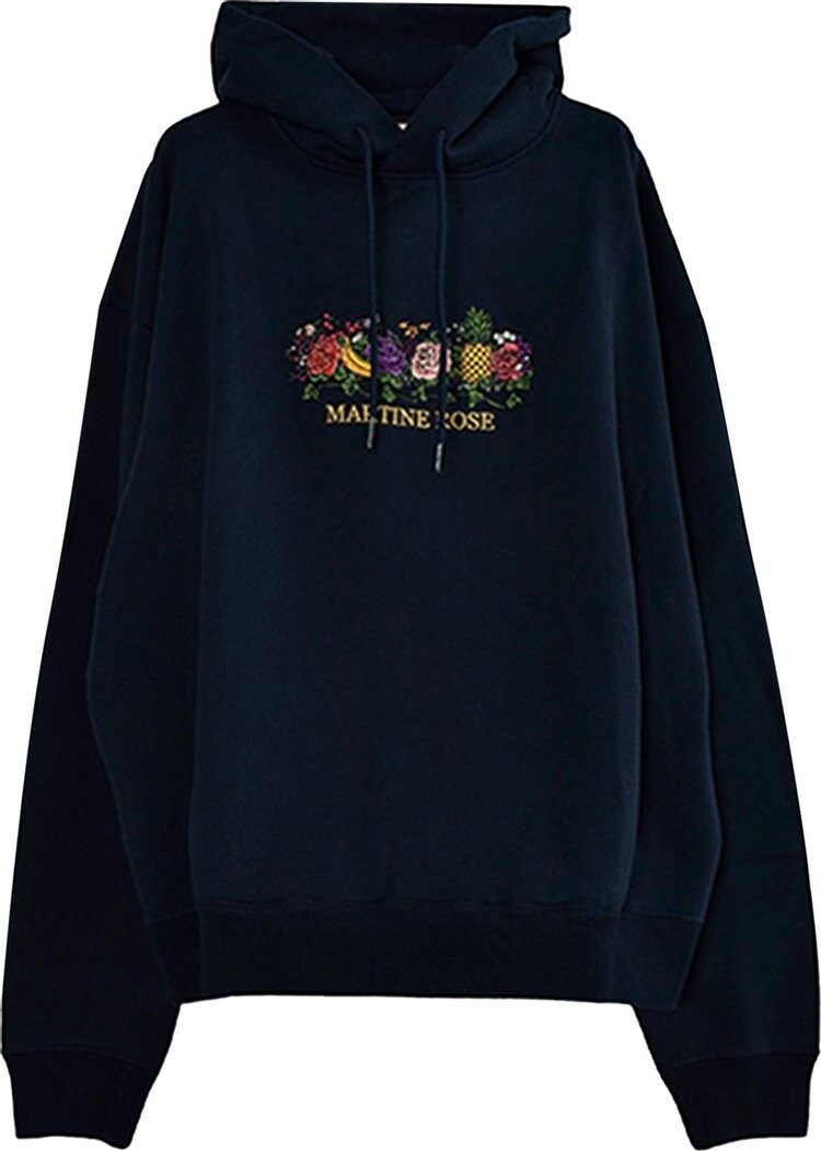 

Худи Martine Rose Classic Hoodie Embroidery 'Navy', синий