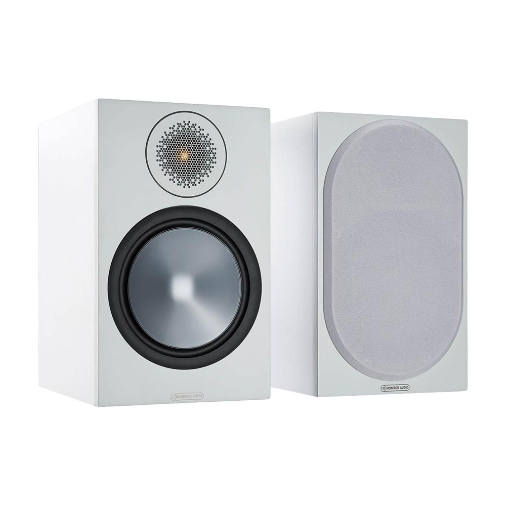 Полочная акустика Monitor Audio Bronze 100, 2 шт, белый полочная акустика monitor audio bronze 100 2 шт белый