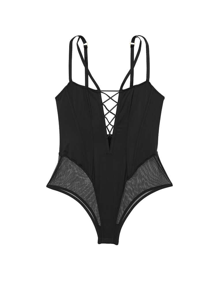 

Корсет на шнуровке Victoria's Secret Very Sexy Teddy, черный