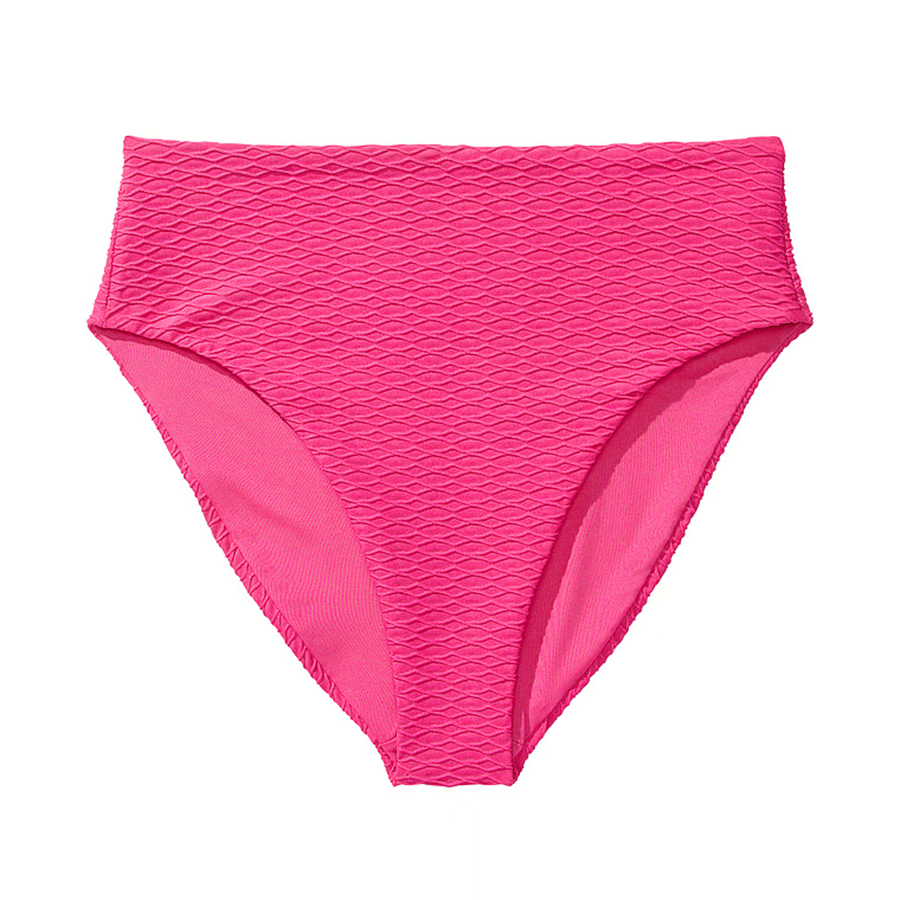 

Плавки бикини Victoria's Secret Swim Mix & Match High-Waist Full-Coverage Fishnet, розовый