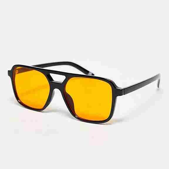

Солнцезащитные очки Asos Design Fine Frame Aviator, мультиколор