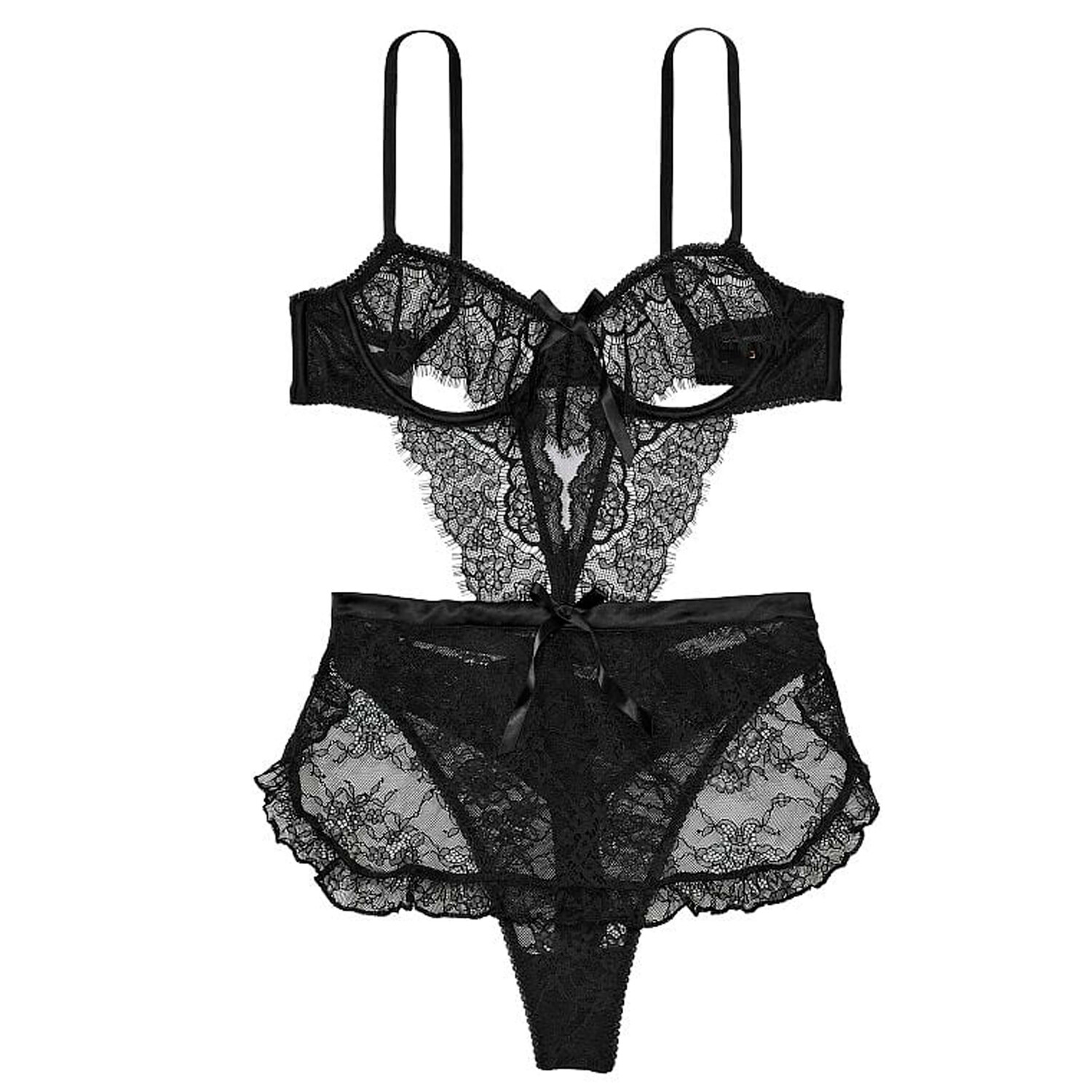 

Боди Victoria's Secret Very Sexy The Dreamer Teddy, черный