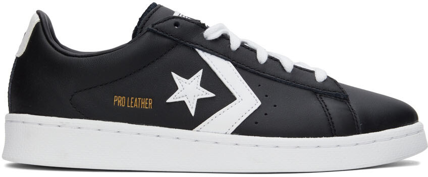 

Черные кожаные кроссовки Pro Converse
