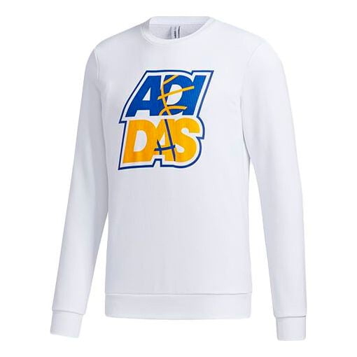 

Толстовка Adidas neo M FAV SW Alphabet Printing Sports Pullover White, Белый