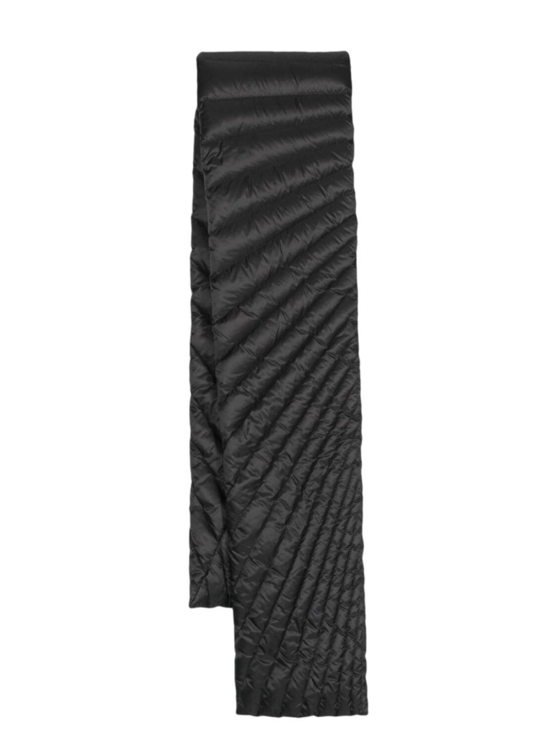 

Moncler стеганый шарф из коллаборации с Rick Owens, черный