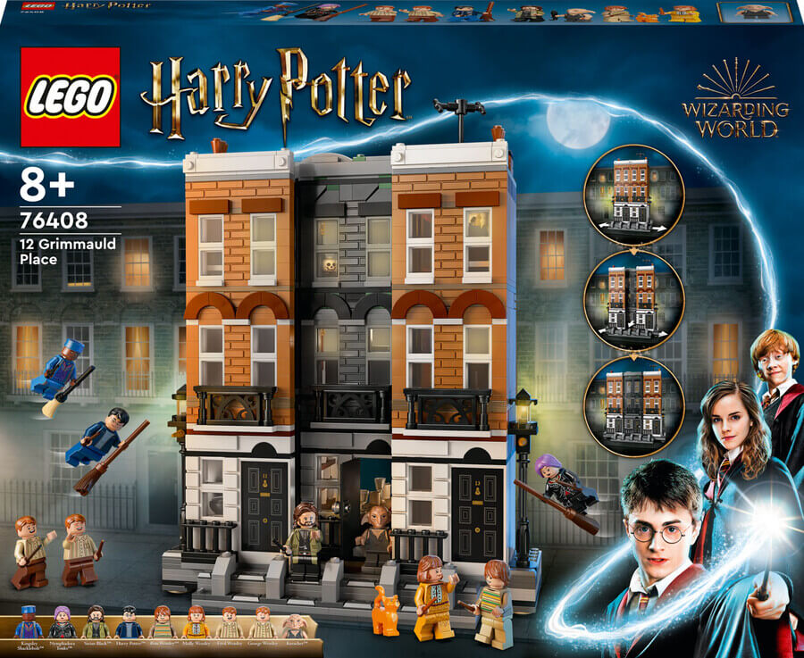 Конструктор Lego 76408 Harry Potter Площадь Гриммо, дом 12 набор harry potter волшебная палочка ginny weasley брелок