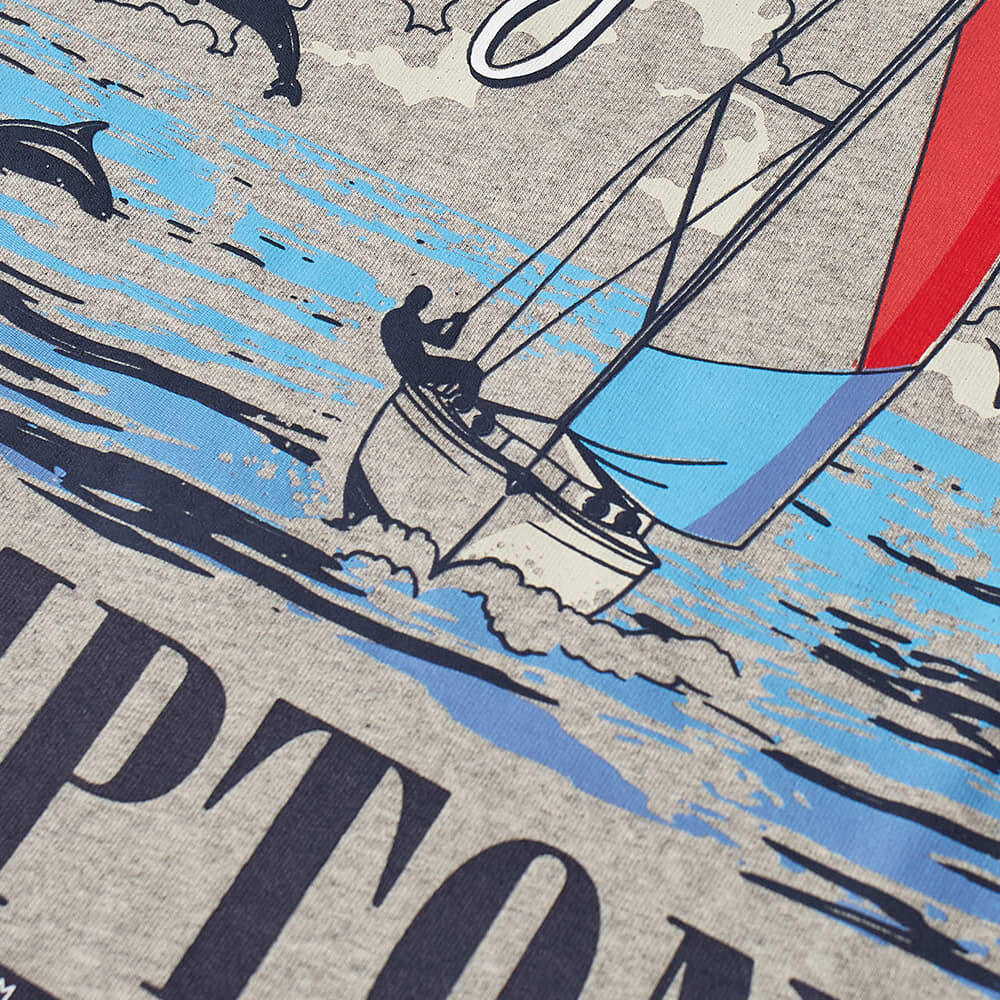 

Футболка Tommy Jeans Relaxed Sailing Vintage Tee, Серый