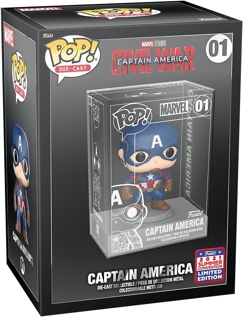 

Фигурка Funko POP! Marvel Die-Cast Captain America #01