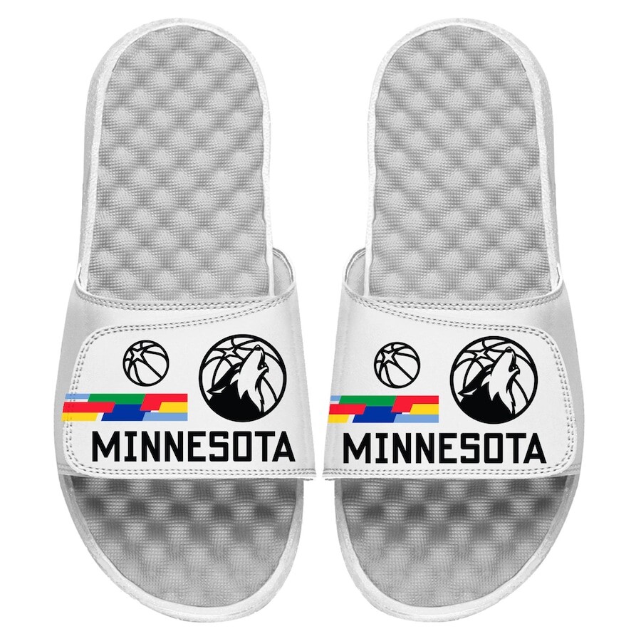 

Шлепанцы ISlide Minnesota Timberwolves, белый