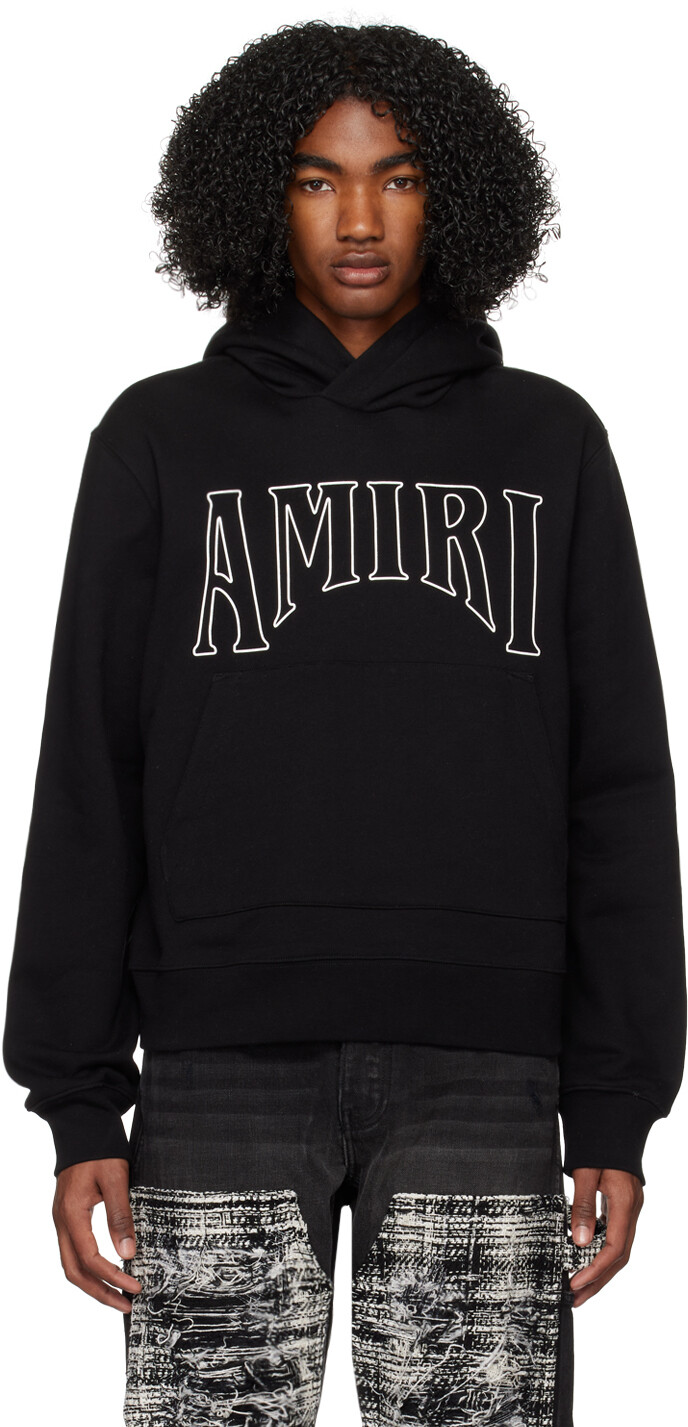 

Черная толстовка с капюшоном AMIRI, Черный