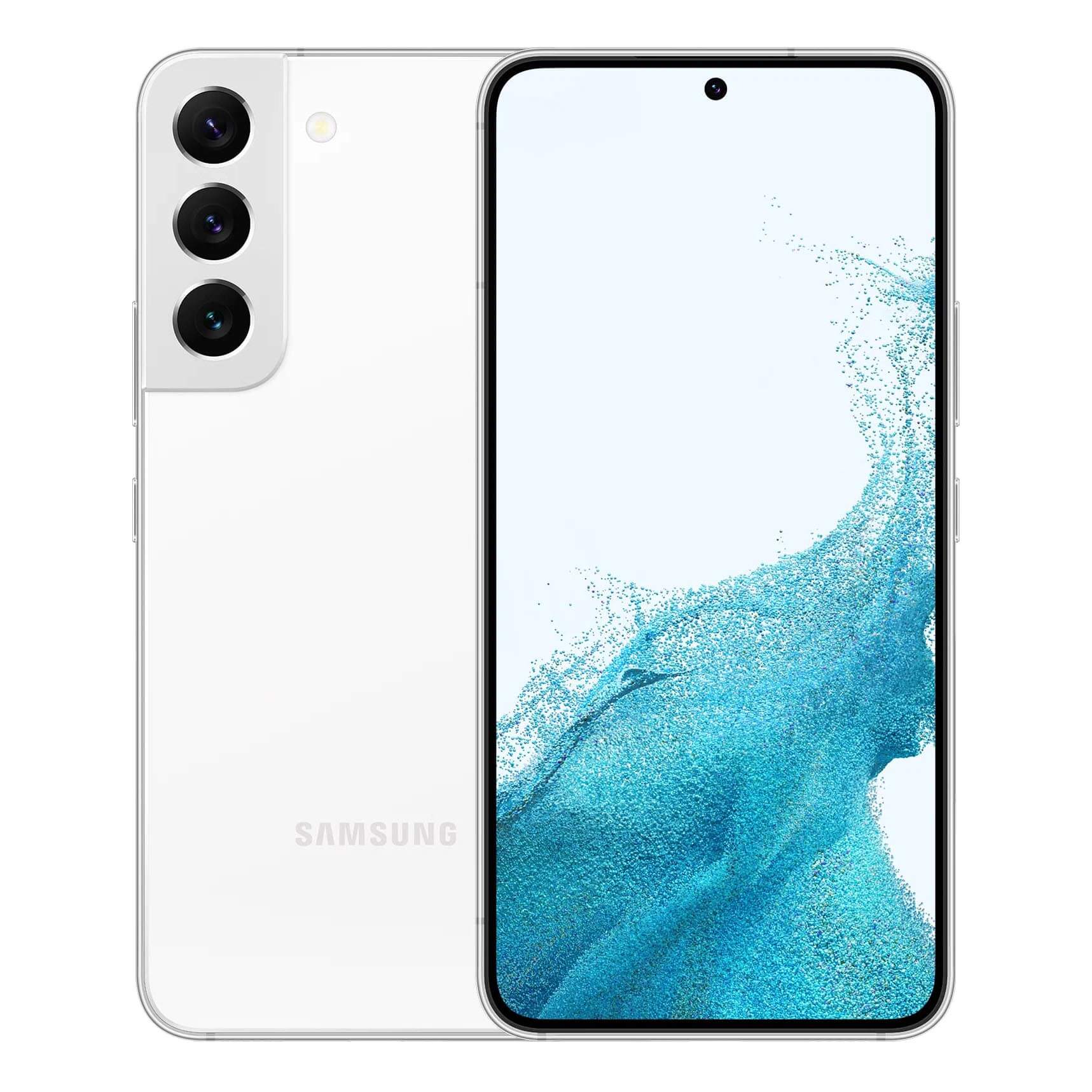 Смартфон Samsung Galaxy S22 8/256GB, (Nano-Sim + E-Sim), белый смартфон samsung galaxy z fold3 12 256gb nano sim e sim зеленый