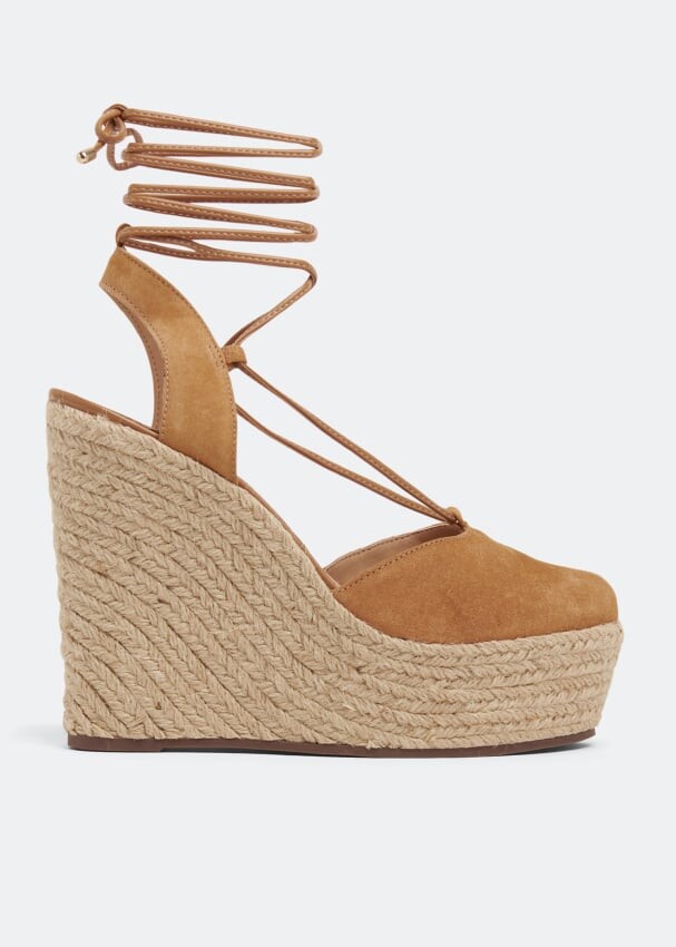 

Сандалии SCHUTZ Platform wedge sandals, коричневый