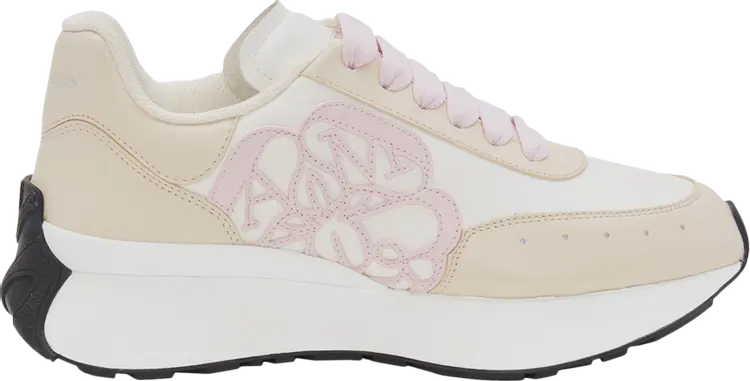 

Кроссовки Alexander McQueen Wmns Sprint Runner White Calico Porcelain, белый