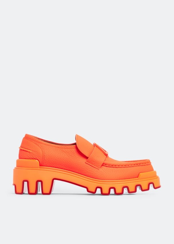 

Лоферы CHRISTIAN LOUBOUTIN CL Moc Dune loafers, оранжевый