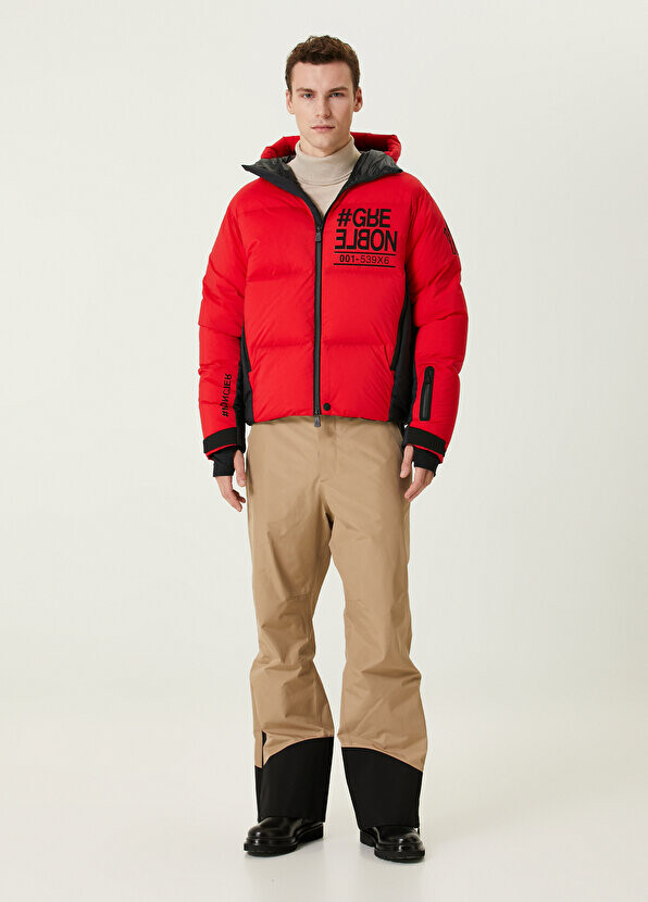

Бежевые лыжные брюки Moncler Grenoble, Бежевый