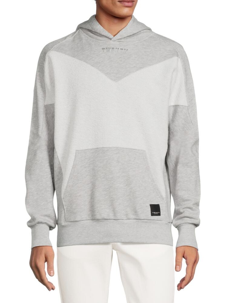 

Толстовка с цветными блоками и логотипом Twenty Montreal, цвет Heather Grey