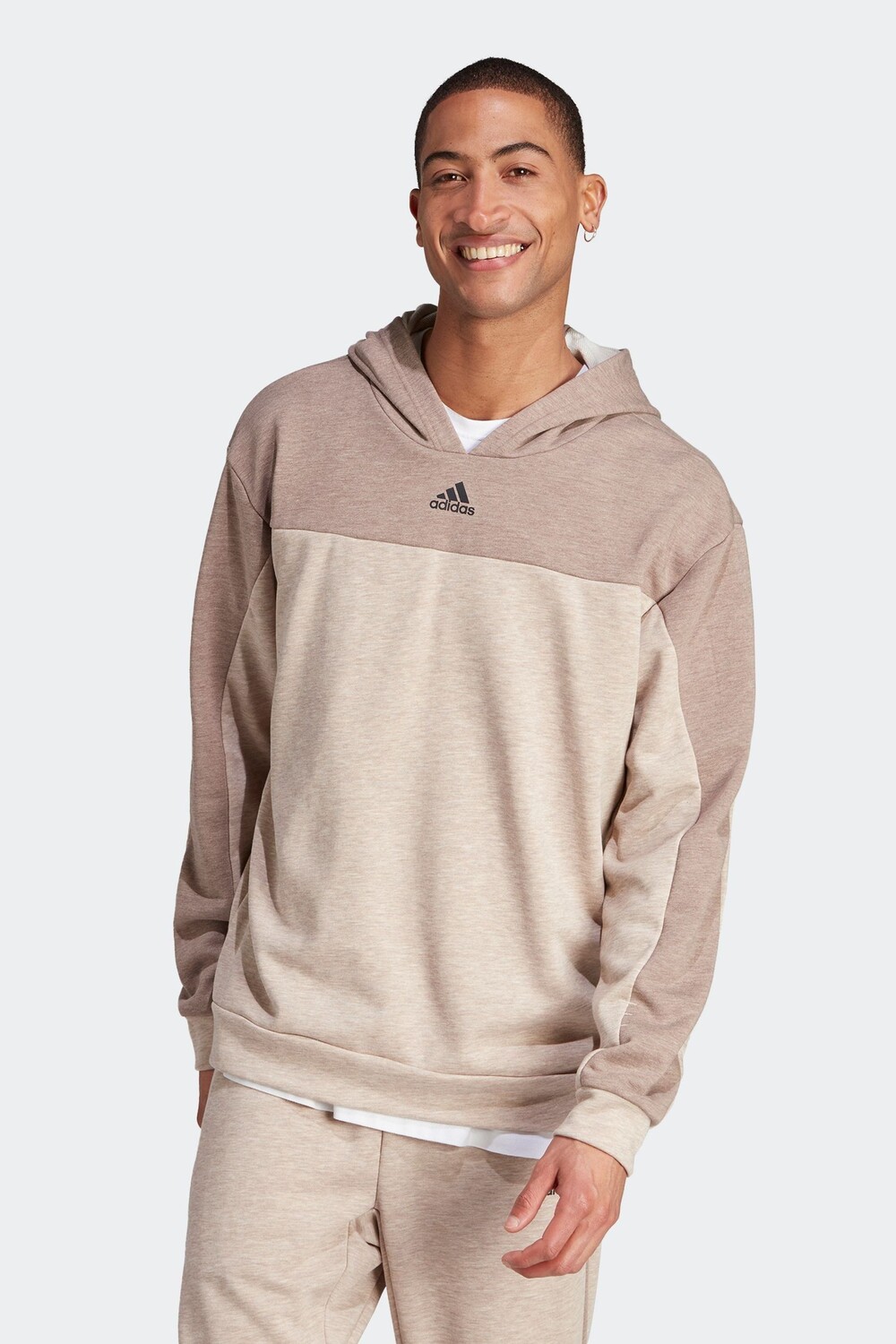 

Спортивная одежда Меланж с капюшоном adidas, коричневый