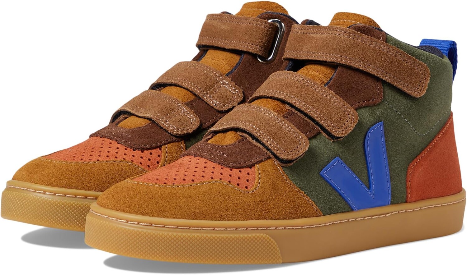 Кроссовки Small V-10 Mid VEJA, цвет Multicolor/Mud/Paros кроссовки small v 10 mid veja цвет multicolor nautico cyprus